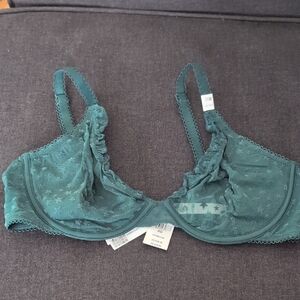 PINK Victoria's Secret Teal Star Unlined Bra 36D NWT